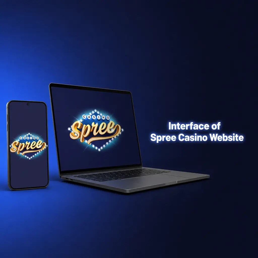 Top navigation bar of the Spree Casino website