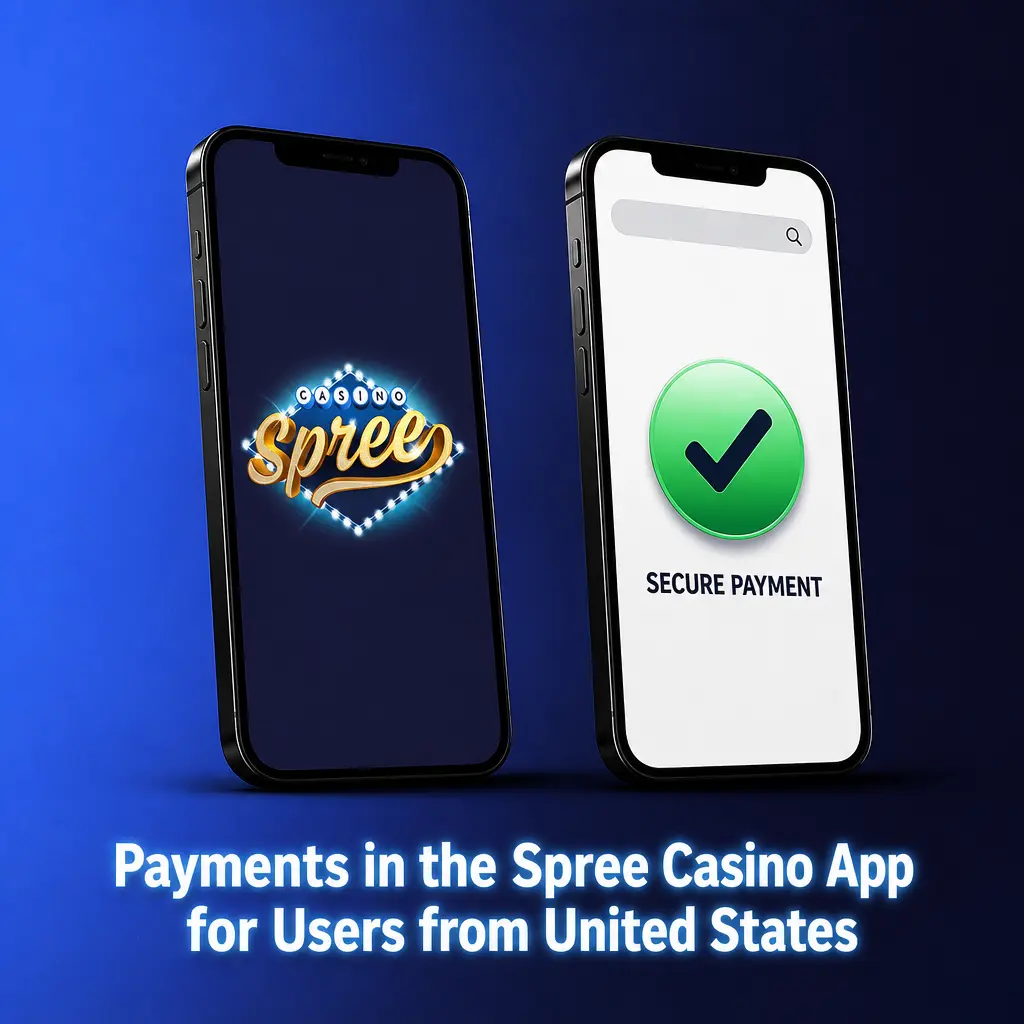 Payment methods available in the Spree Casino app for United States players