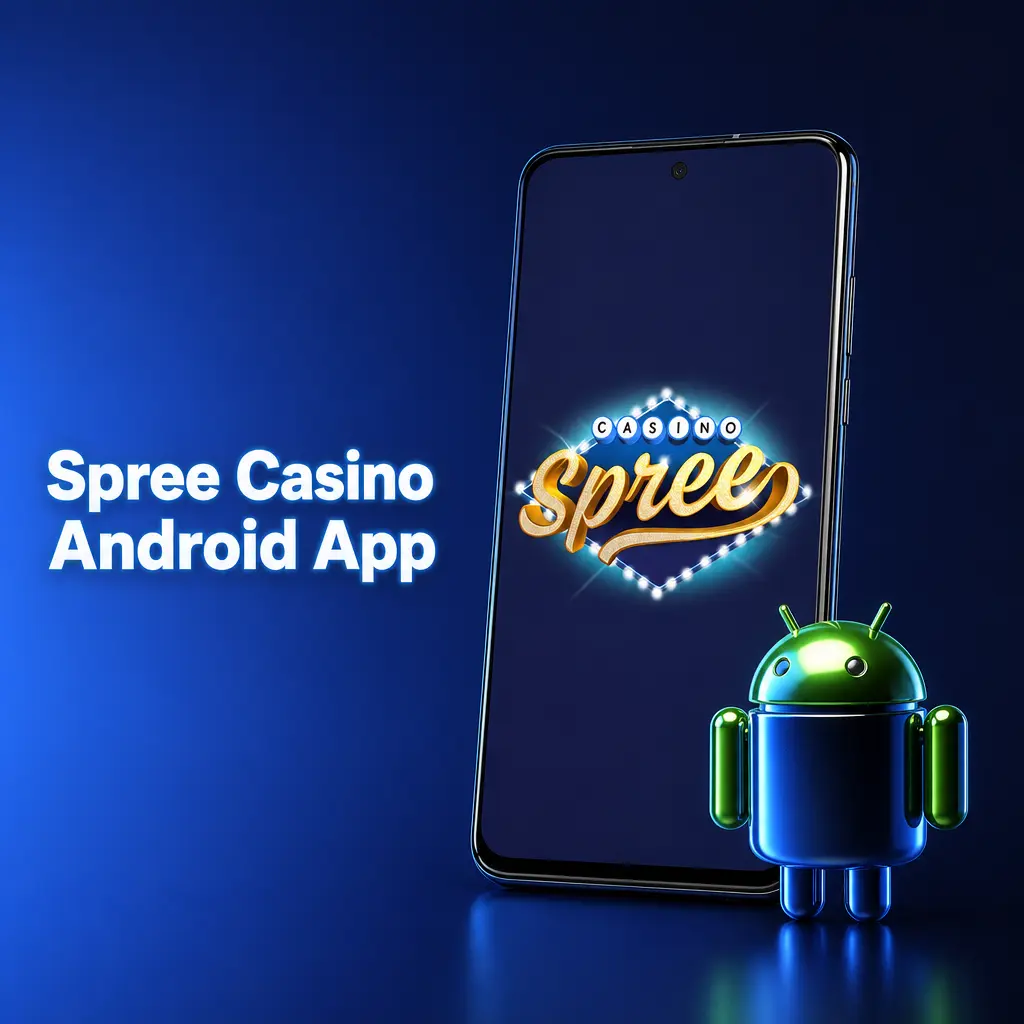 Spree Casino Android app on a smartphone screen