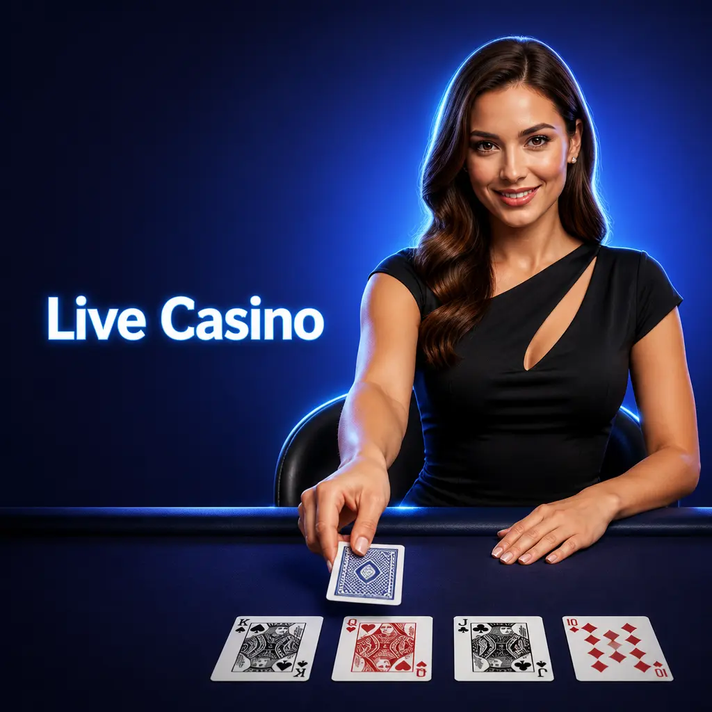 Live dealer casino studio floor