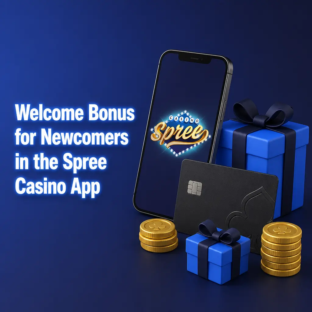 Spree Casino welcome bonus screen